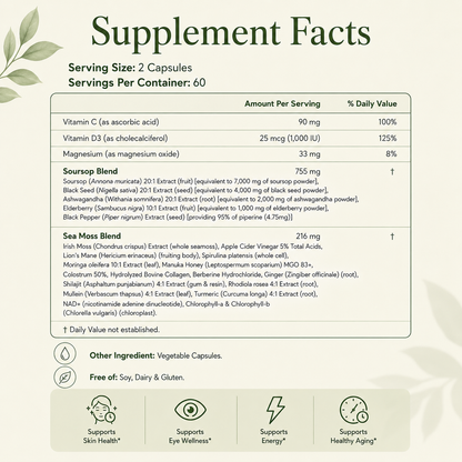 Sorellea Soursop 24 in 1 Dietary Supplement